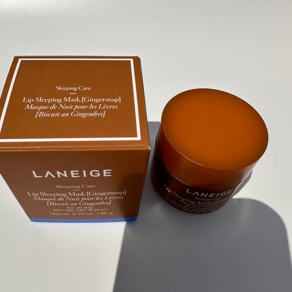 Laneige Lip Sleeping Mask Gingersnap Limited Edition Rare New in Box 20g 0.70 oz - Picture 2 of 15